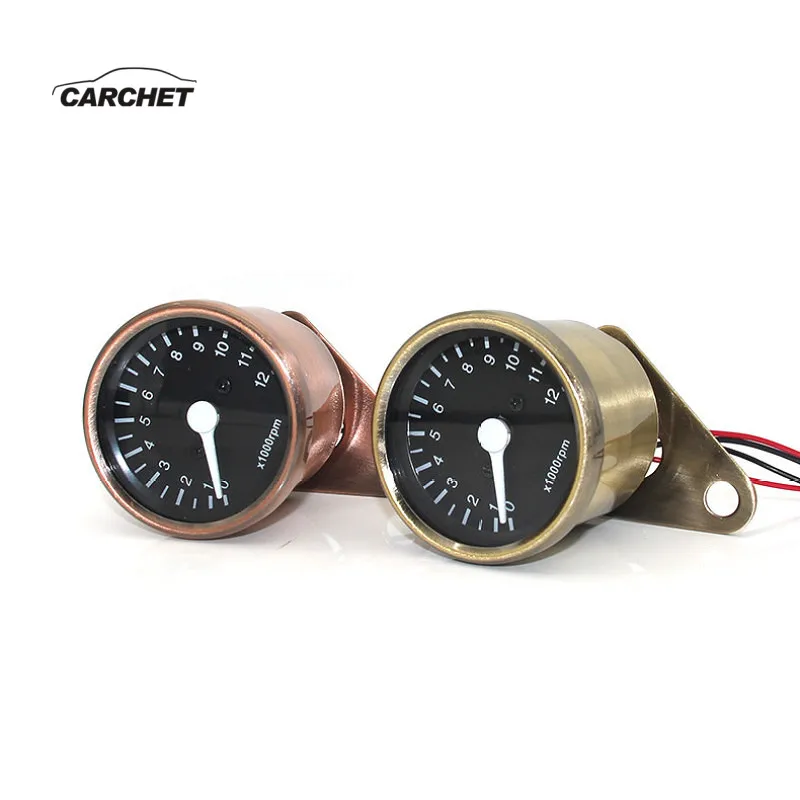 CARCHET мотоцикл 12V LED Цифровой кластер Спидометр Тахометр метр подсветка 12K RPM
