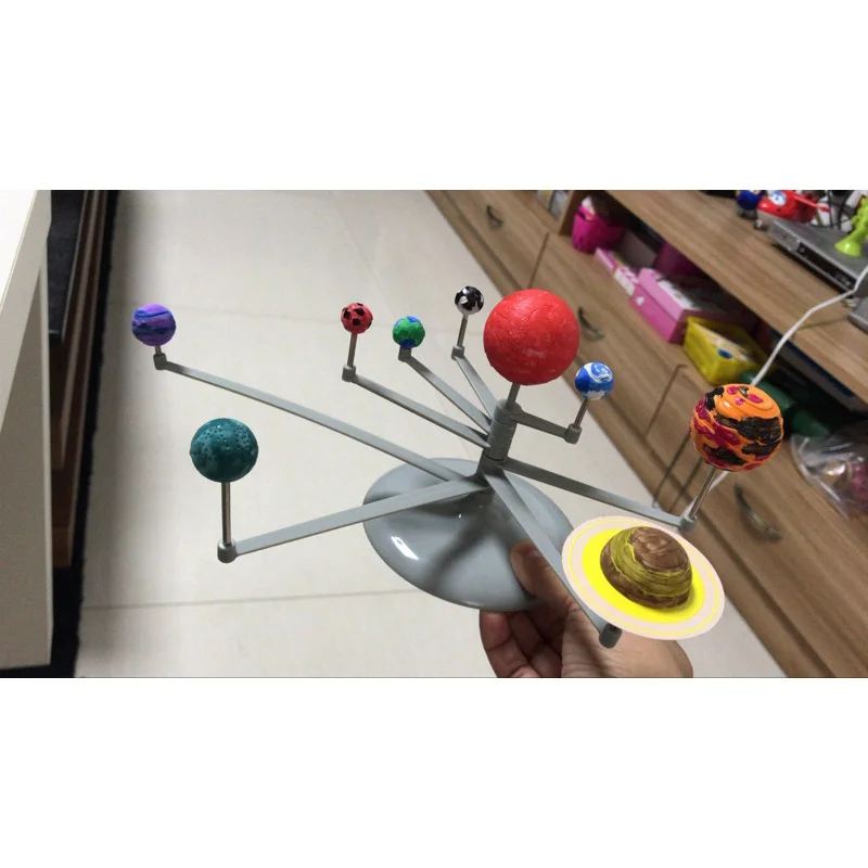 MYHOESWD 3D Пластиковые планеты научная модель сборные игрушки сделай сам солнечная