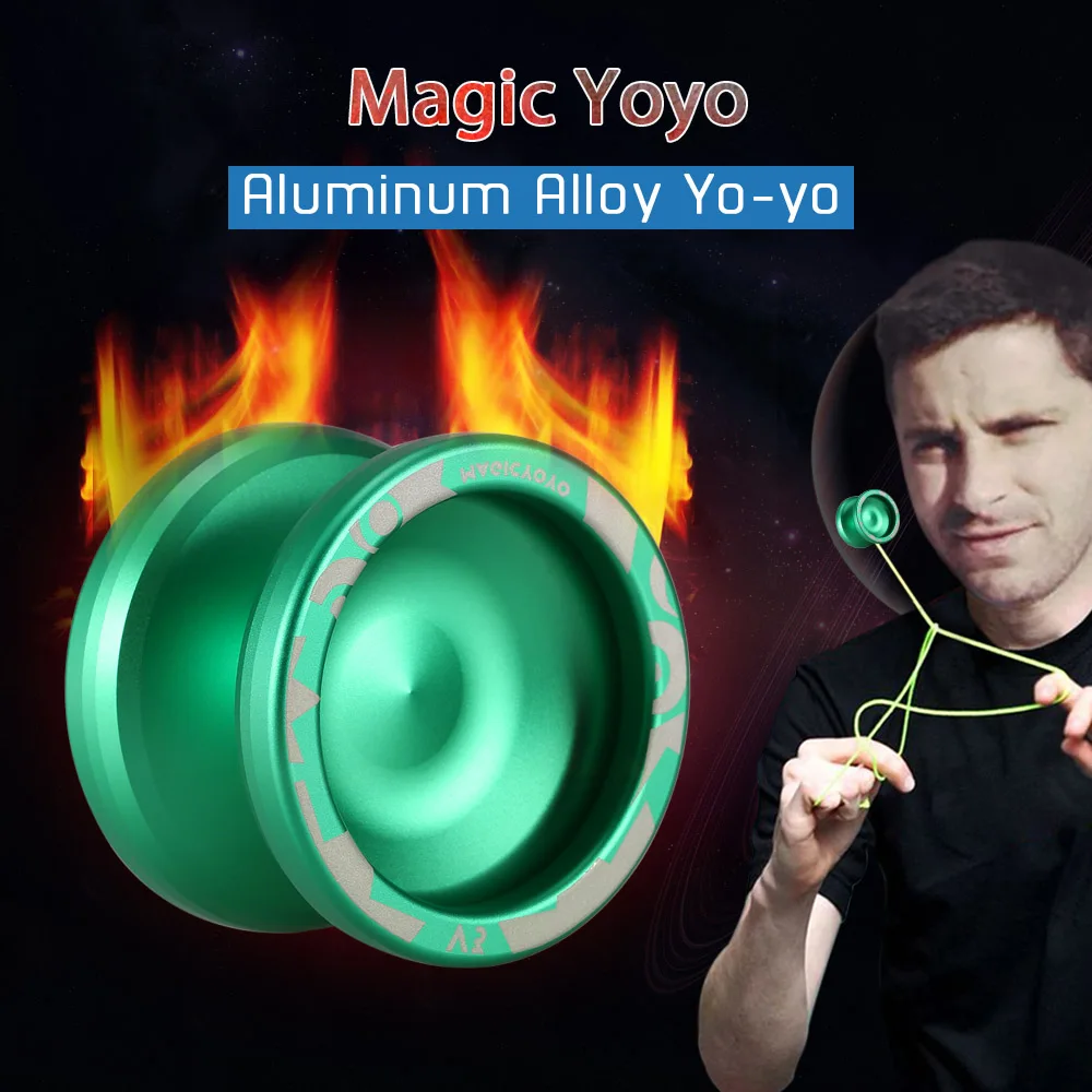 Magic yoyo V3 отзывчивый высокоскоростной токарный станок с ЧПУ из алюминиевого сплава Йо-Йо с прядильной веревочкой, узкий C размер подшипника, Профессиональный Йо-Йо