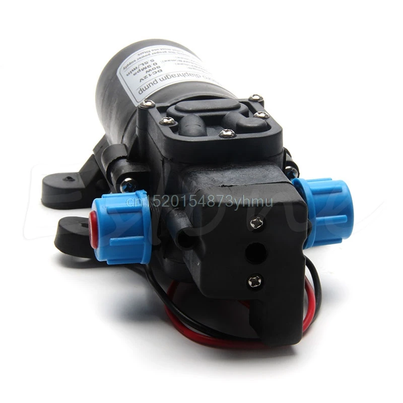 DC 12V 80W 0142 мотор высокого давления мембранный Водяной самовсасывающий насос
