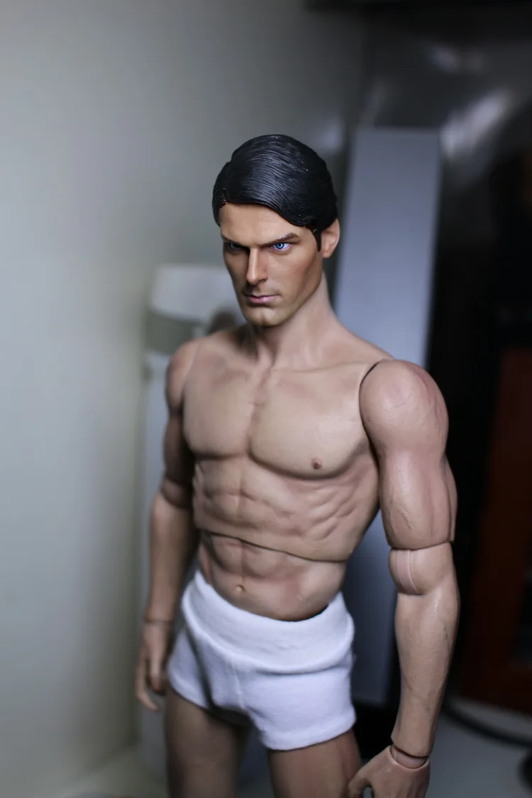 ESTARTEK 1/6 Супермен голова лепить с очками 1978 для 1" Коллекционная Фигурка DIY