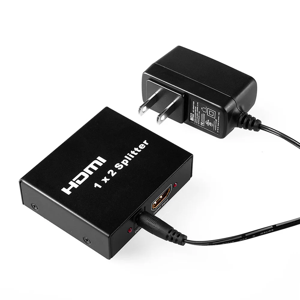 1 в 2 выхода HDMI сплиттер усилитель HDCP 1080P двойной дисплей для HDTV DVD PS3 Xbox|hdmi in hdmi|hdmi