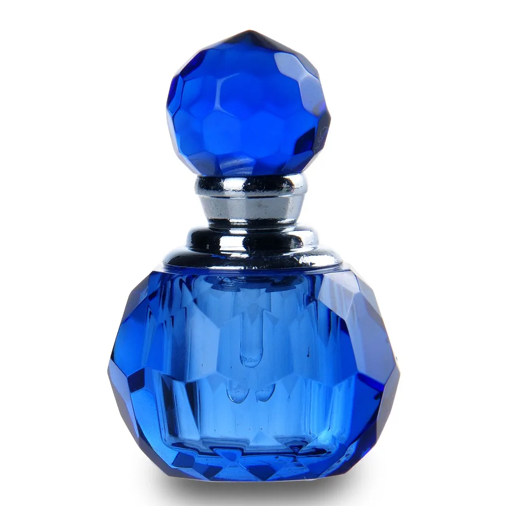 H &amp D 2 мл модный винтажный синий кристалл пустой многоразовый флакон для духов