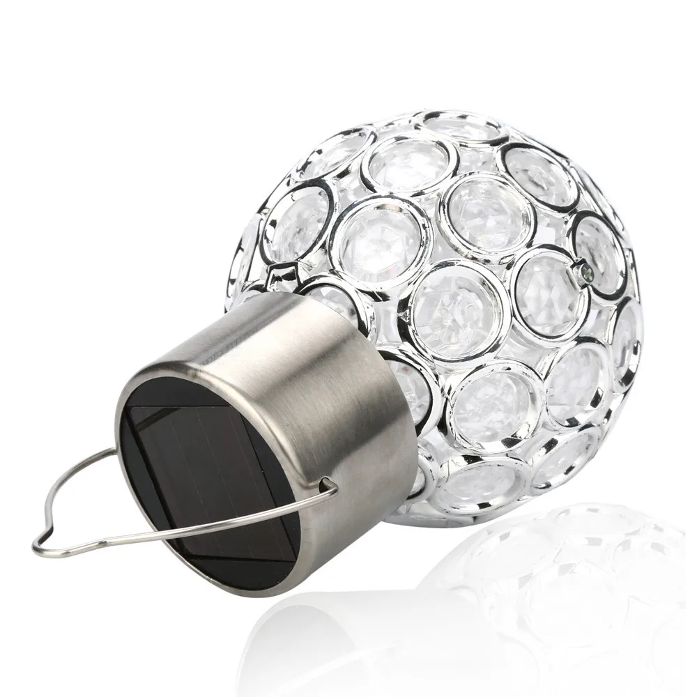

tic Hanging LED Round Ball Lights Waterproof durable Solar Rotatable Outdoor Garden Camping low power consumption Lights 201