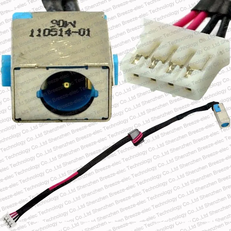 3 шт./лот новый разъем питания постоянного тока для ноутбука Кабельный