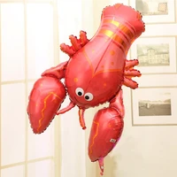 1 pc helium inflatable lobster foil balloon for party supplies crayfish balloons big sea animals large globos shrimp cute toys