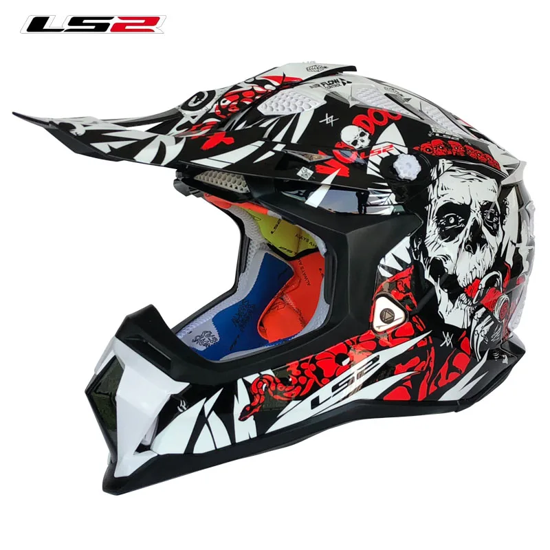 LS2 MX470 subverter шлемы для мотокросса шустрые ATV dirt bike racing enduro casco capacete внедорожный спортивный LS2 мотоциклетный шлем