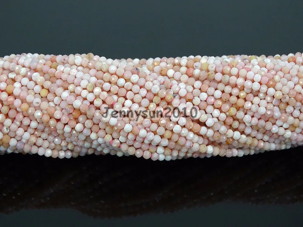 Граненые круглые камни опалы граненые розовые драгоценные 2 мм ~ 7 | Украшения и
