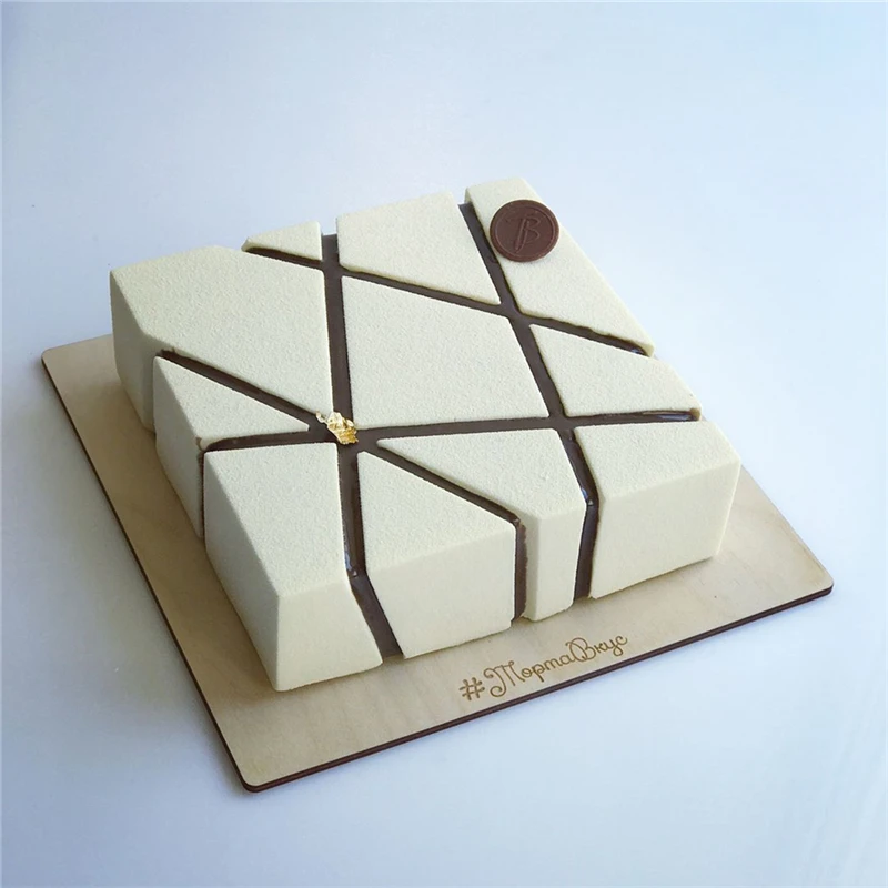 TTLIFE Sugarcraft Cube квадратной формы 3D силиконовые формы торт шоколад лоток для Мусса десерт, выпечка блюдо кондитерские изделия с глазурью