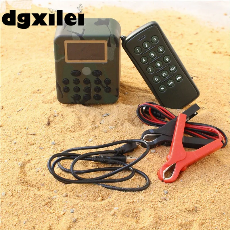 

Remote Control & 210 Bird Sounds New Portable 50W 150dB DC 12V Bird Caller Hunting Bird Mp3