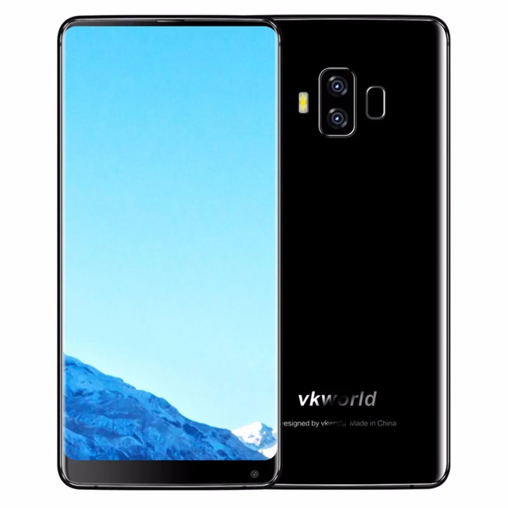 4G VKworld S8 Android 7.0 MTK6750T 4GB+64GB Smartphone 16MP+13MP Cameras Mobile Phones Fingerprint 5500mAh 5.99 inch Full Screen | Мобильные