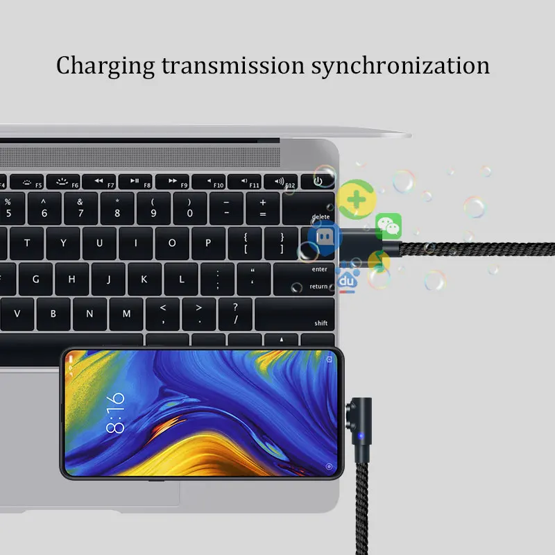 Магнитный кабель Vanniso 2 м для быстрой зарядки Micro USB Samsung S9 s8 Huawei Xiaomi mi8 mi9 Type C Шнур
