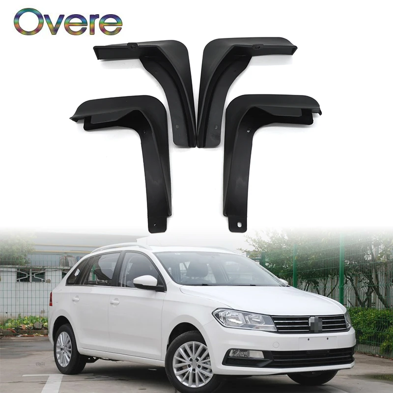 

Overe автомобильные передние и задние брызговики для Volkswagen VW Santana 2013 2014 2015 аксессуары Брызговики автостайлинг 1 комплект/4 шт брызговики