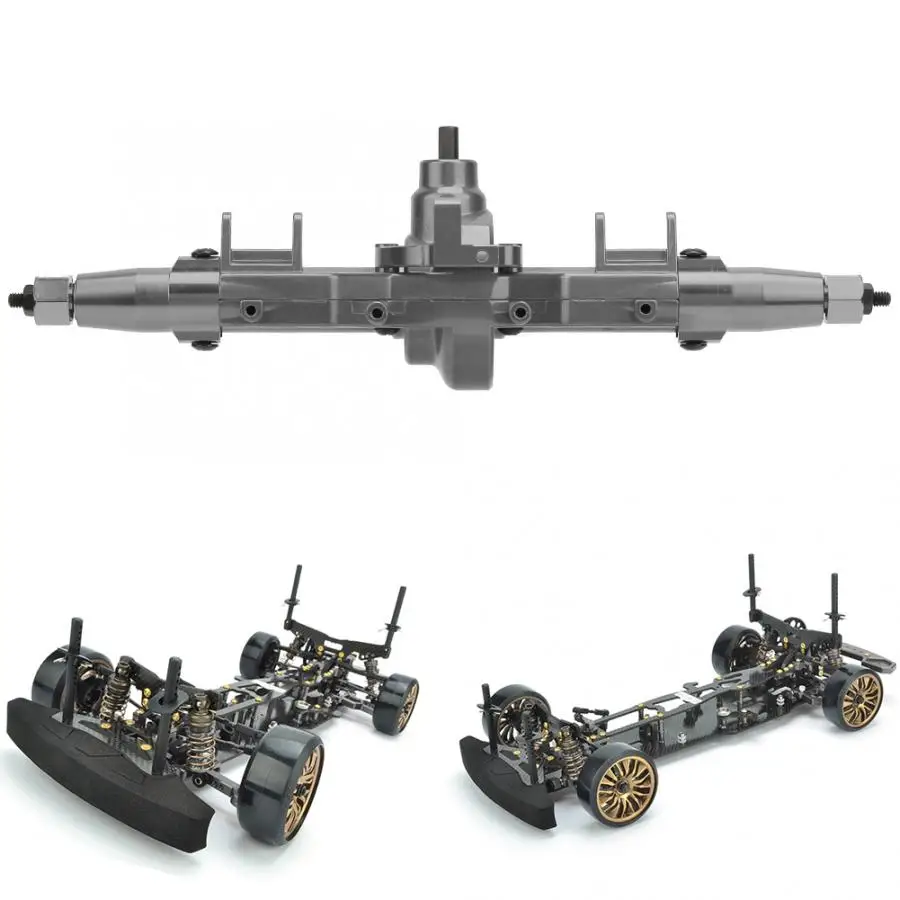 RC автомобиль металлическая передняя ось/комплект для заднего моста для HSP 94180/RGT 18000 1/10 гусеничный грузовик RC игрушка аксессуары части