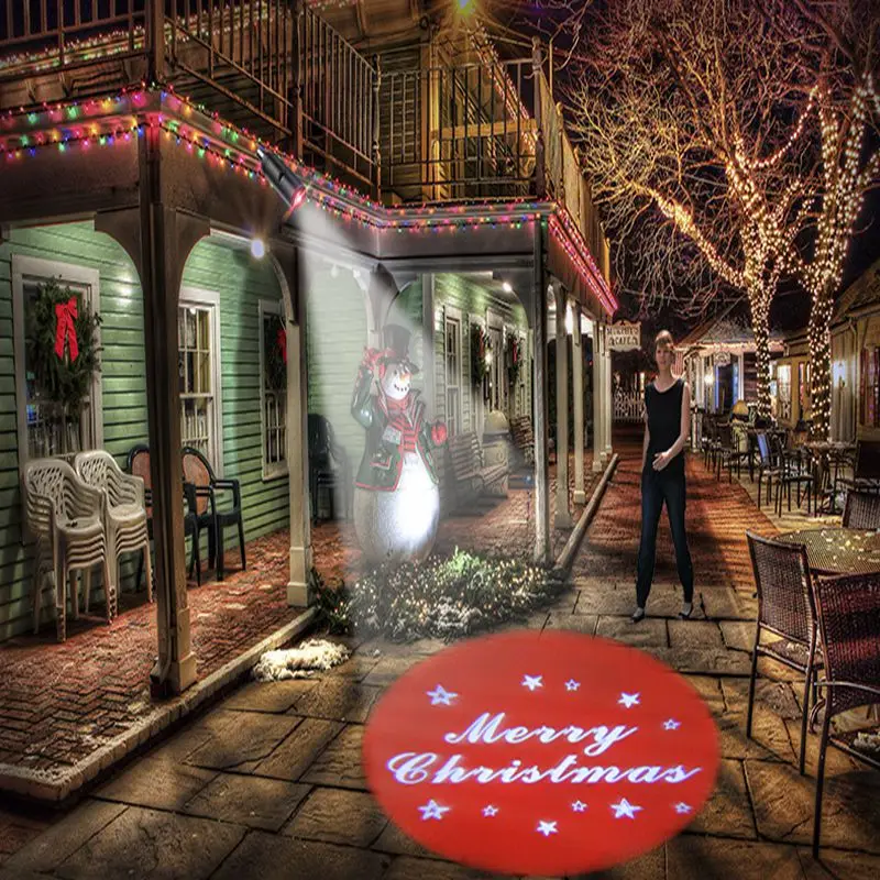 

Проекционная лампа COLORNIE "Добро пожаловать" / "Merry Christmas", 110В/220В, E27