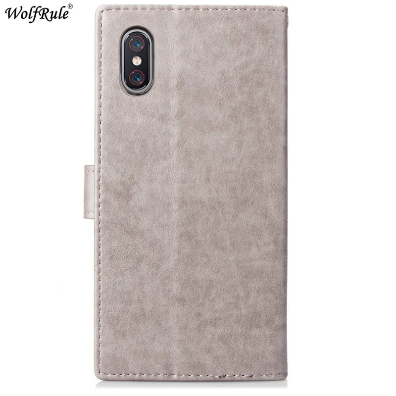 Чехол для Xiaomi Mi 8 Explorer откидной Чехол-бумажник из искусственной кожи бампер