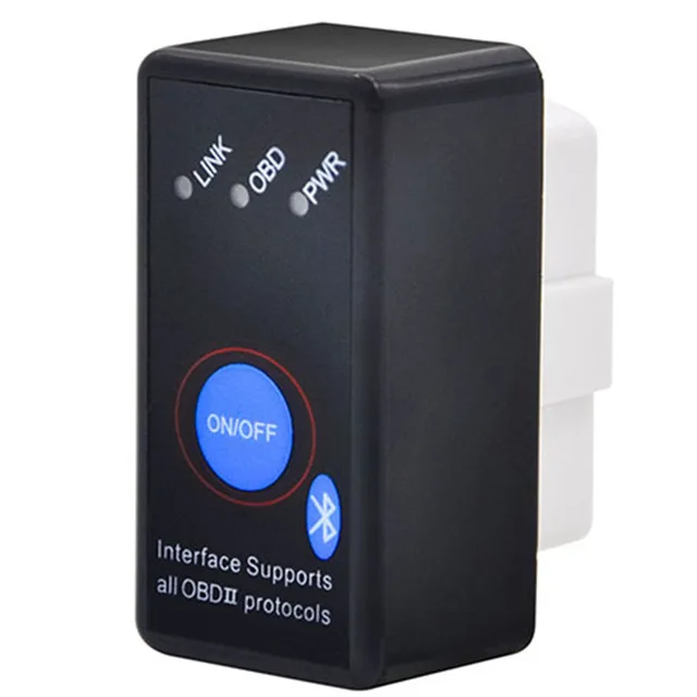 swith bluetooth v2.1 Супер Мини ELM327 Bluetooth OBD2 V2.1 Автомобильный диагностический интерфейс ELM 327 OBDII белый умный беспроводной сканер - Цвет: swith bluetooth v2.1