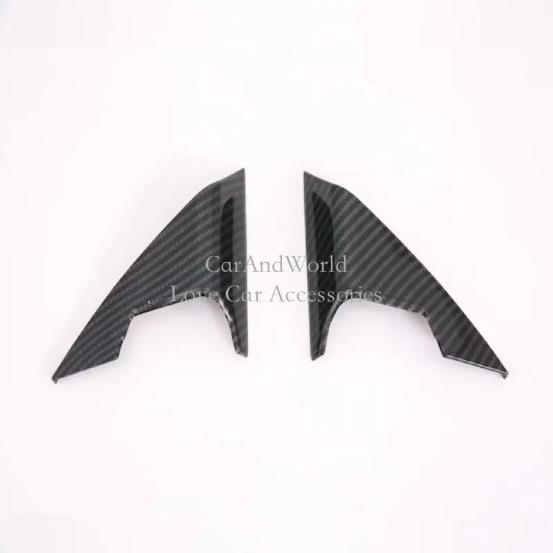 

For Toyota Avalon XX50 2019 2020 Interior Inner A Pillar Triangle Columns Cover Frame Panel Trims ABS Chrome Car Accessories
