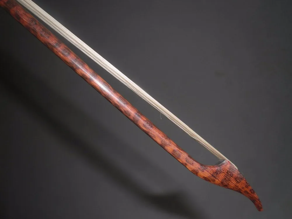 1 шт. Виолончель Лук змейка деревянный для виолончели лук 4/4 белый бант волос