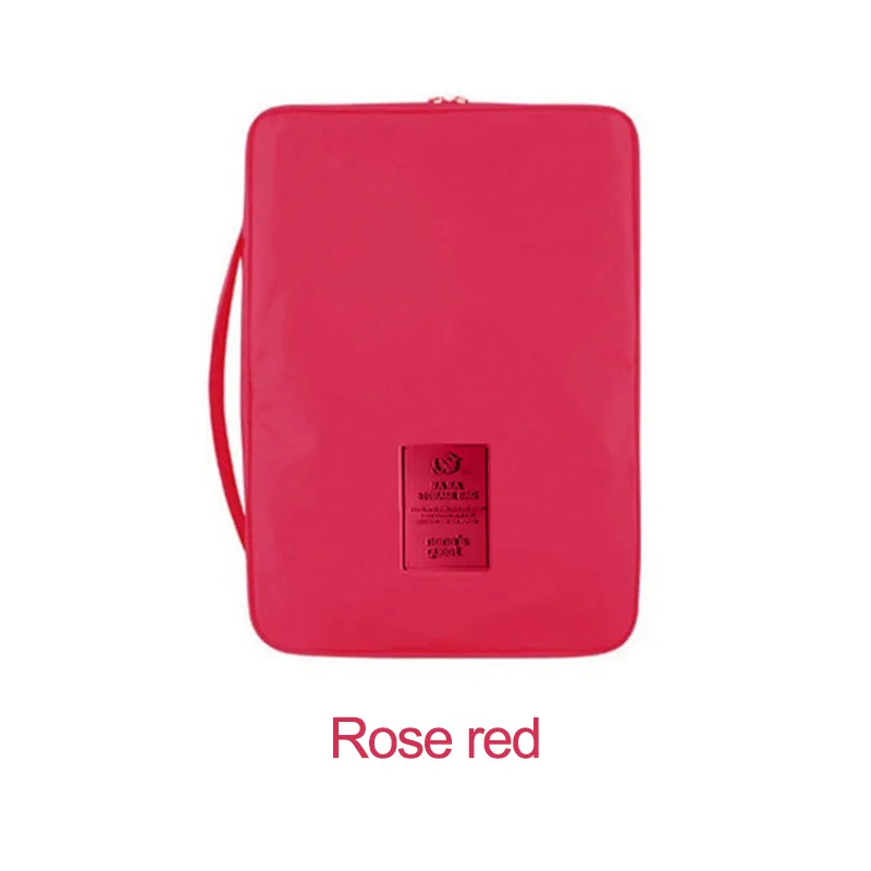 Rose blue Открытый рубашка и галстук сумка для деловой поездки, портативный многофункциональный мешок коллекции, рубашка и одежда коллекция мешок - Цвет: Rose blue