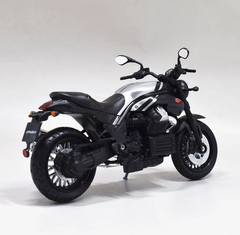 1:18 Welly Moto Guzzi Griso 1200 8 V SE мотоцикл модель велосипеда игрушка черный серебристый