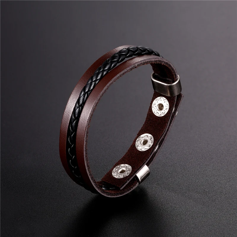 Женский Многослойный кожаный браслет Janeyacy винтажный 2019 | Украшения и аксессуары