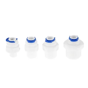 Прямой штуцер для водопроводной трубы обратного осмоса, 14 38 шланг с наружным диаметром 18 дюйма, 14 дюйма, 12 дюйма, 38 дюйма, дюйма, с наружной резьбой BSP, система быстрого соединения, система очистки воды, 5 шт.