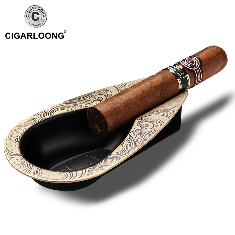 

CIGARLOONG медная металлическая сигара Персонализированная пепельница модная американская мода китайский стиль украшения CLG-065j
