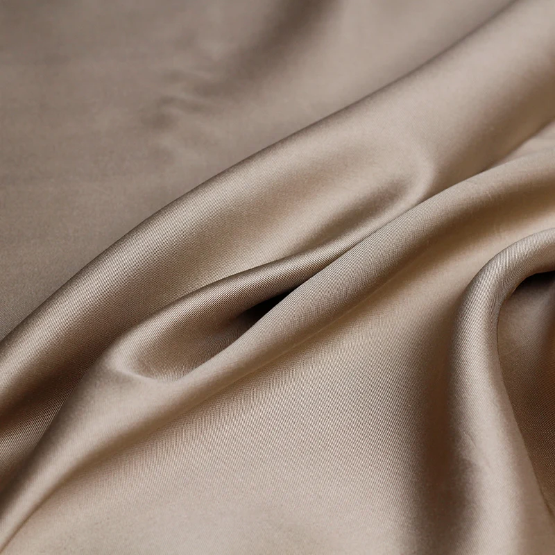 Pearlsilk 38 Momme Сгущает шелк шерсть Скелет светильник загар материалы для одежды весенняя куртка платье DIY Одежда ткани