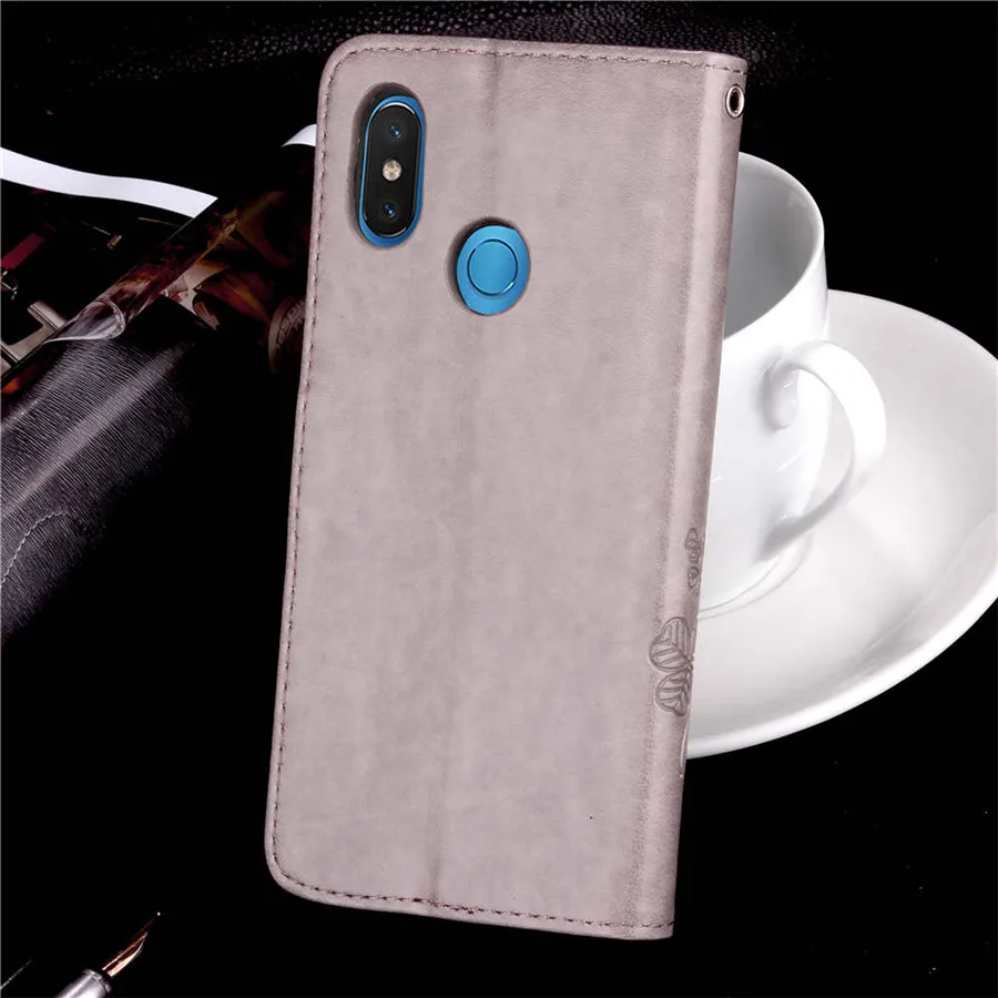 Чехол для xiaomi Mi 8 на mi8 SE чехол с цветочным рельефным узором Магнитный кошелек