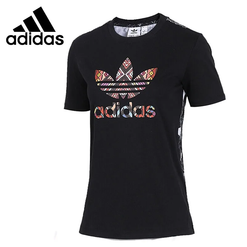 Оригинальное новое поступление 2018 женские футболки с коротким рукавом Adidas Originals