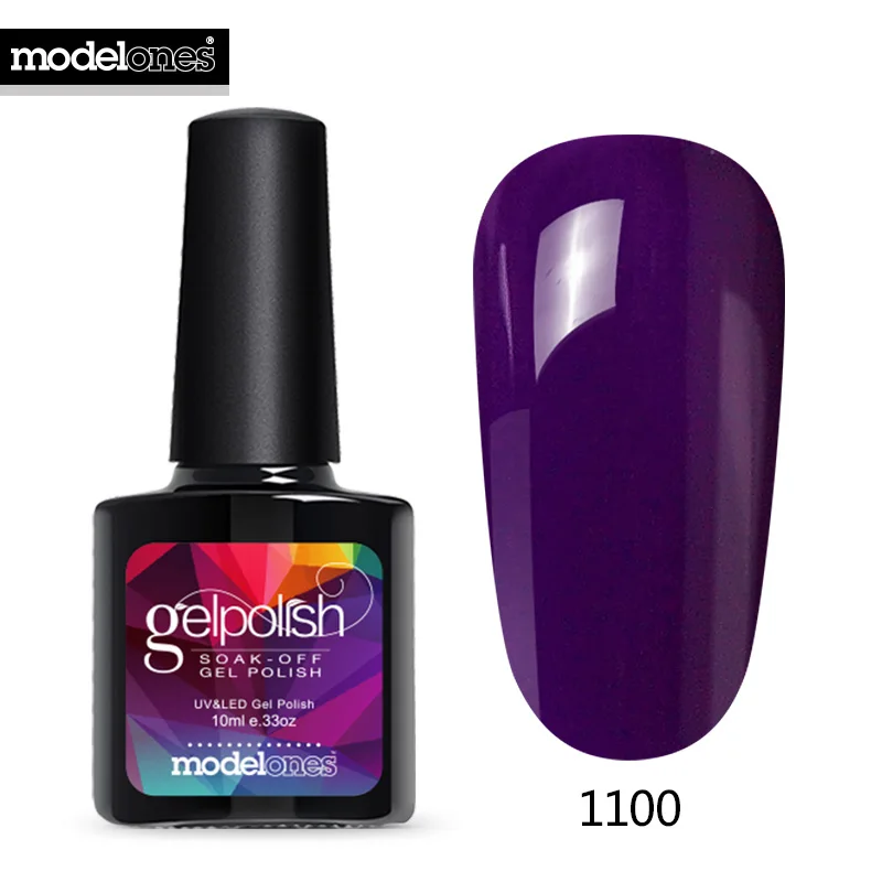 1100 Modelones лак для ногтей серия французского маникюра гель УФ мода ногтей искусство Полупостоянный УФ-гель для ногтей впитывающийся УФ-гель для ногтей - Цвет: 1100