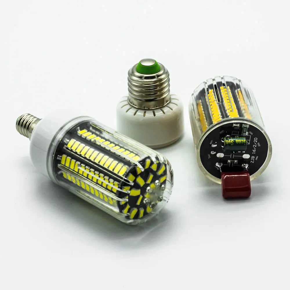 20 Вт люменов 5736 SMD Led кукурузная лампа светильник E27 E14 15 Вт 12 Вт 9 Вт 7 Вт 5 Вт Светодиодная лампа без мерцания долговечная светодиодная лампа для светильник ing 220 В