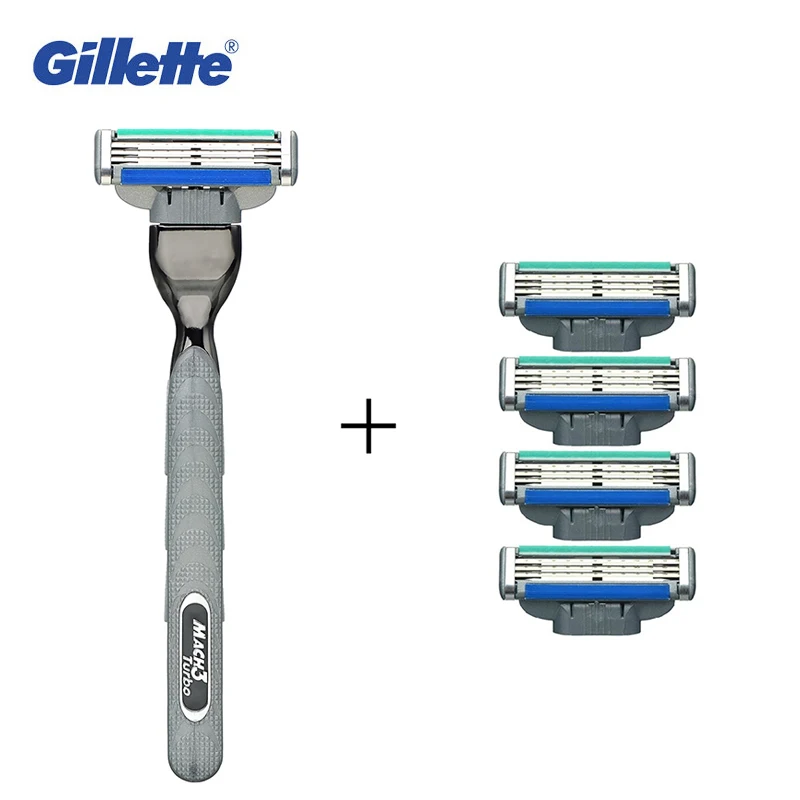 Бритва Gillette Mach 3 для мужчин прямая бритва с турбо лезвиями лезвия se безопасная