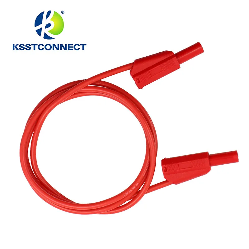 TL401 5 шт. 1 0 м Высокое качество 13AWG гибкие силиконовые Тестовые провода 4 мм