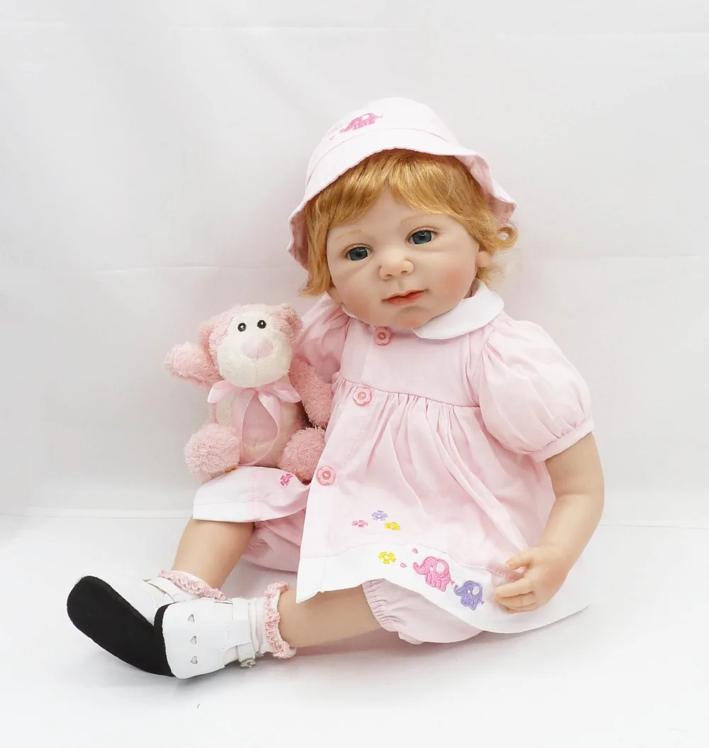 Куклы реборн DollMai 20" мягкие силиконовые куклы модная BJD девочка фальшивый ребенок дети xmas подарок образовательная игрушка bonecas on.