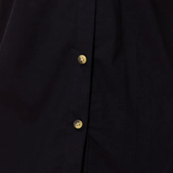 Camisa Feminina, блузка, женские рубашки, рубашка с коротким рукавом, летняя, Студенческая, профессиональная, женская, с коротким рукавом, из окрашенной пряжи - Цвет: black 1003