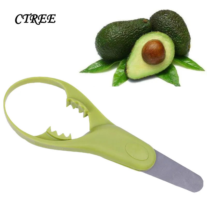 

CTREE Avocado Slicer Fruit Cutter Knife 3-in-1 Corer Pulp Separator Shea Butter Knife Kitchen Helper Gadgets Cooking Tools C769
