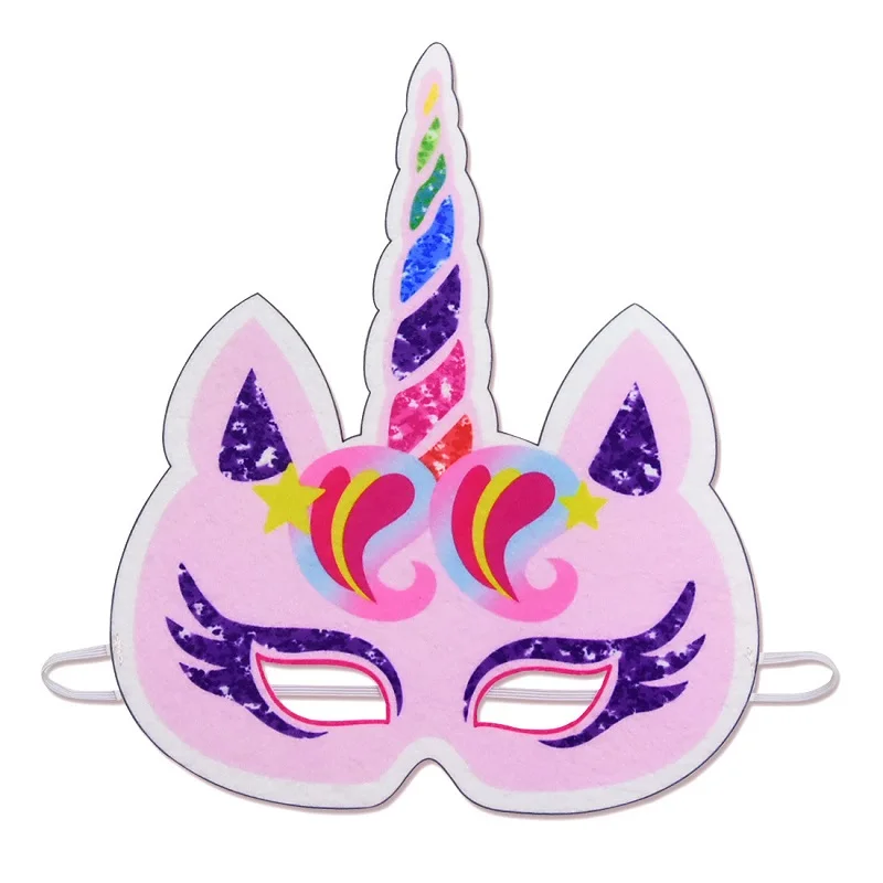 unicorn mask Лидер продаж; платье для девочек; платья с единорогом; одежда Эльзы для маленьких девочек; одежда для маленьких девочек; праздничная одежда принцессы; детское рождественское платье - Цвет: unicorn mask