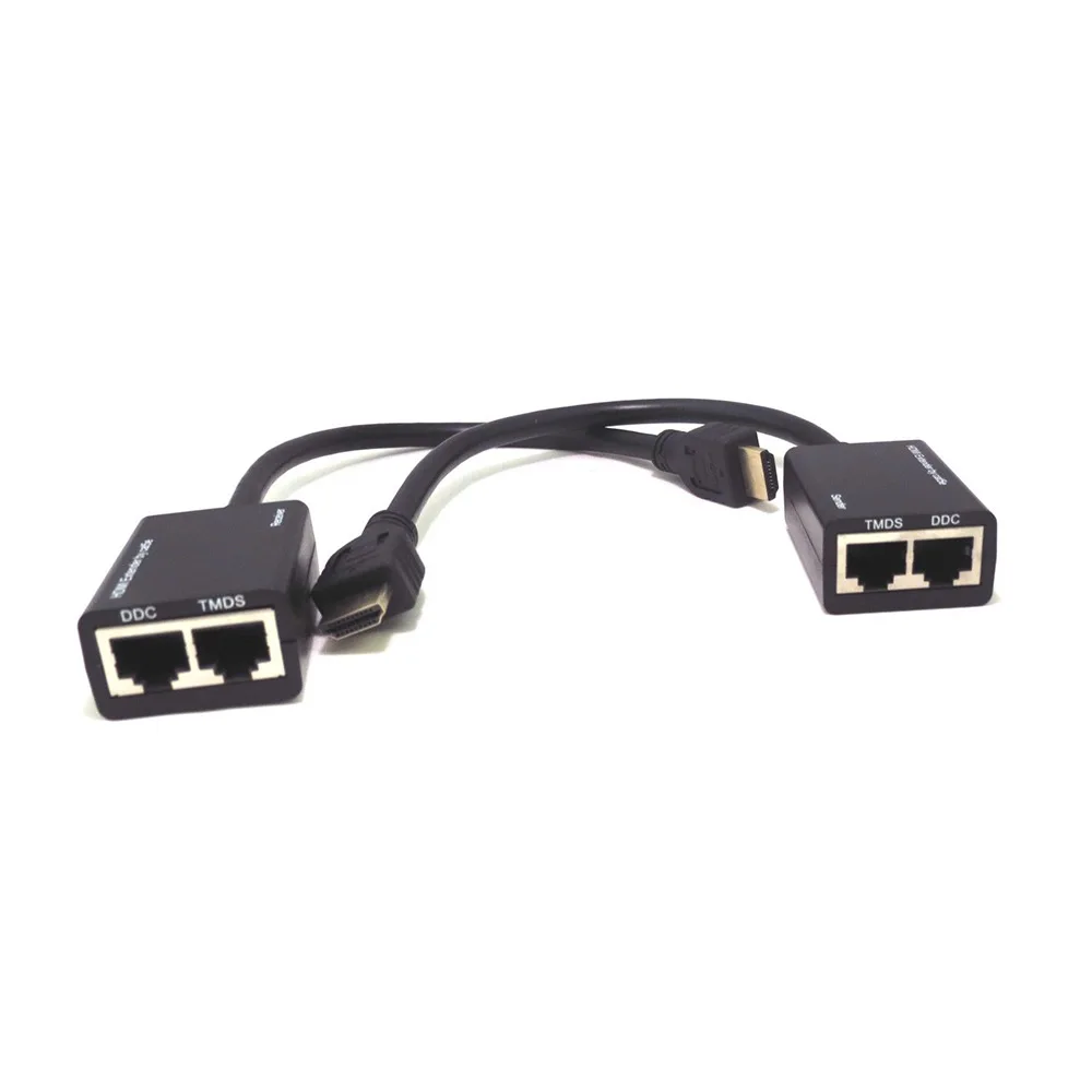 MEMTEQ HDMI Сетевой удлинитель конвертер м до 30 HD 1080 P по RJ45 CAT5e CAT6 кабель UTP LAN ethernet
