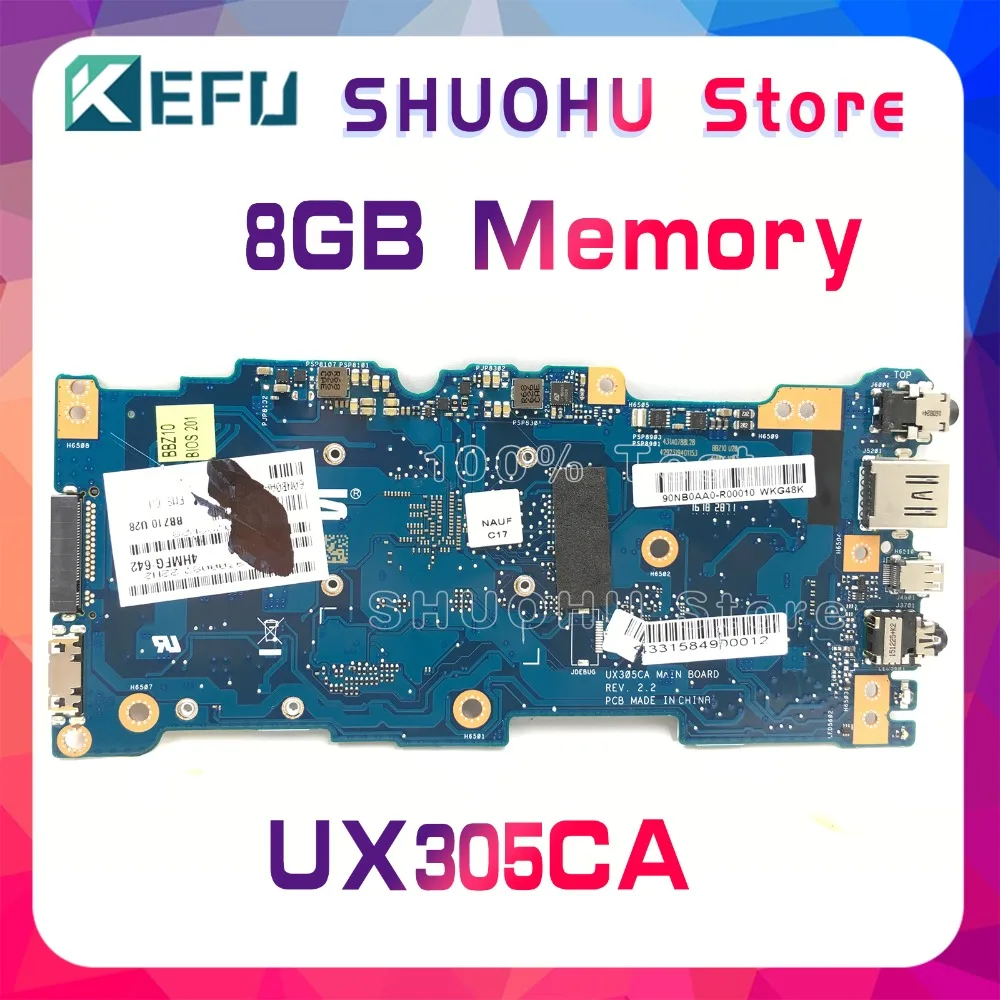 KEFU UX305CA motherboad для ASUS Zenbook UX305C UX305 материнская плата ноутбука протестированная 100%