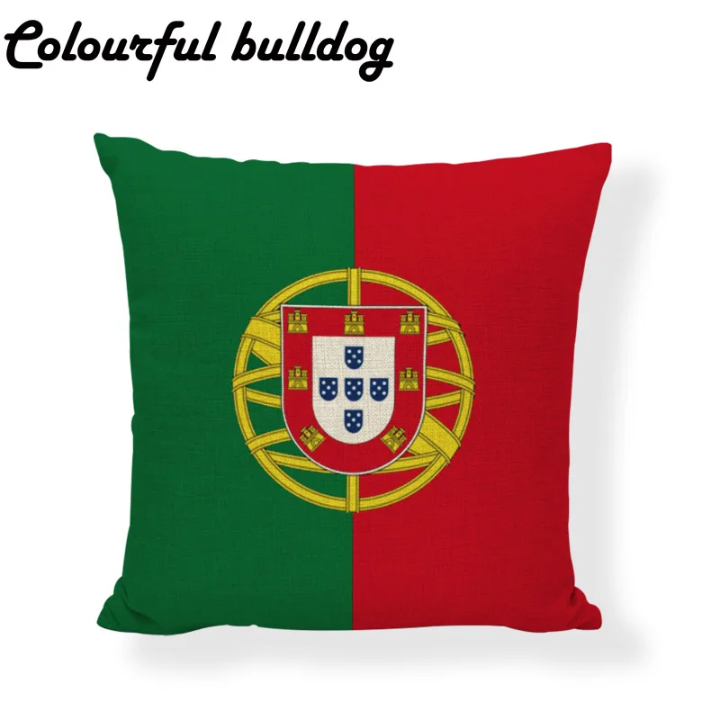 Оптовая продажа чехол для подушки с флагом страны английский американский