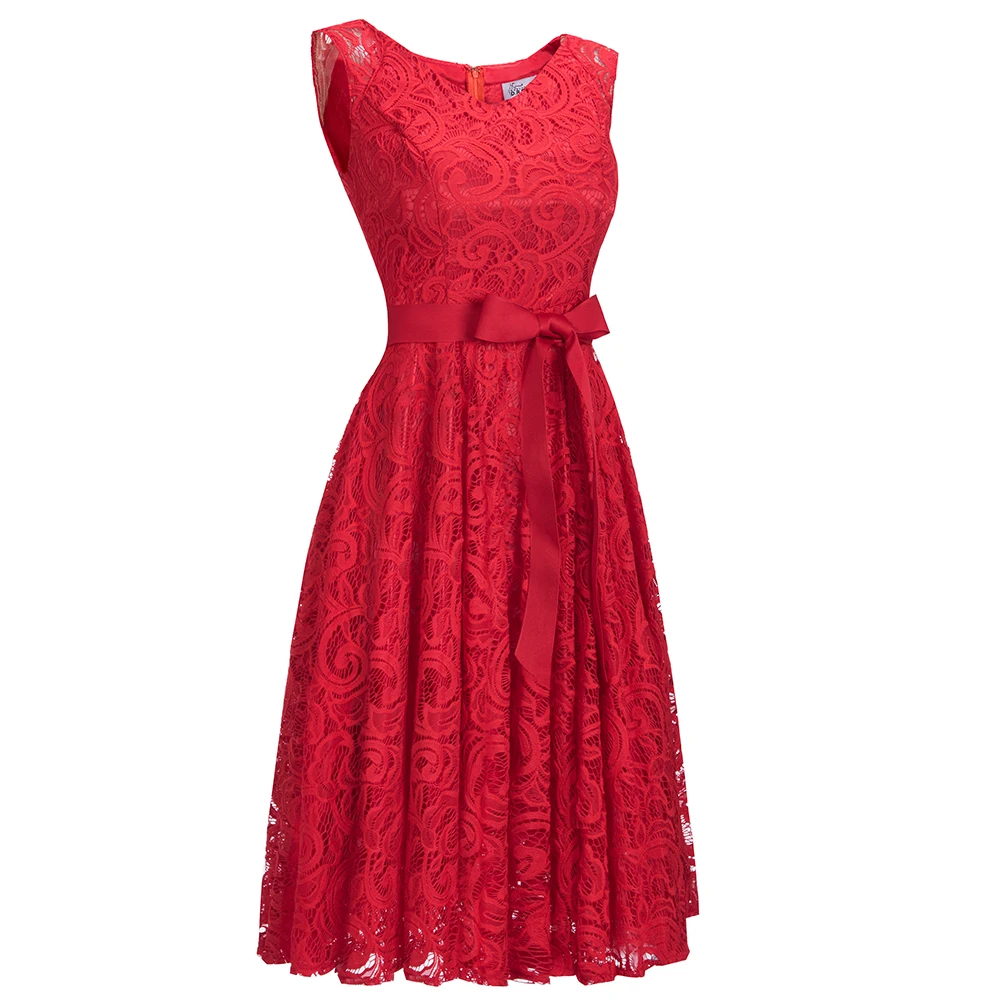 Без рукавов с v образным вырезом бордовые винтажные короткие кружевные вечерние