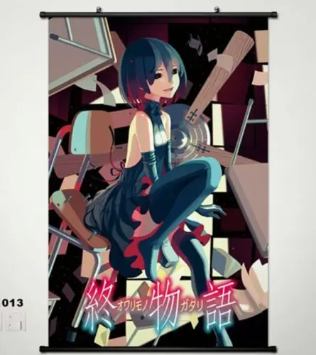 Аниме Bakemonogatari Oshino Ougi домашний декор японский настенный плакат прокрутка|decorative wall