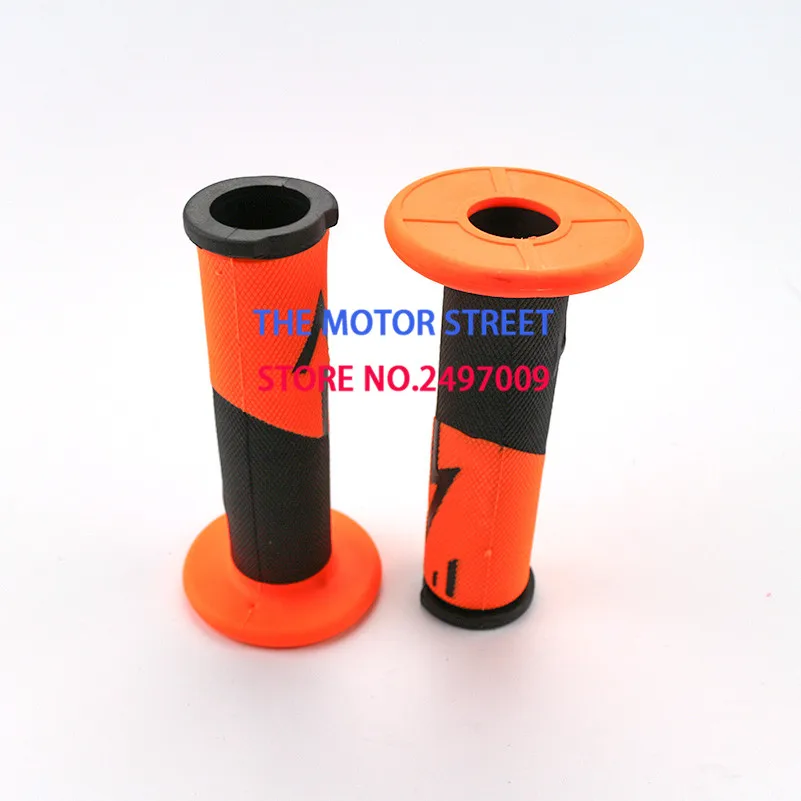 Оранжевые резиновые ручки для мотоциклов 7/8 дюйма 22 мм гелевые KTM Duke 125 200 250 390 EXC EXCF
