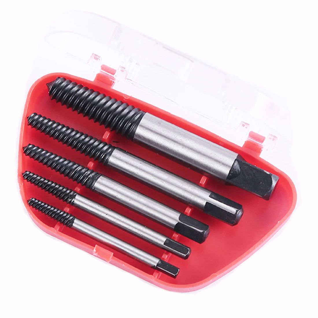 

5pcs/set 3mm-18mm Steel Broken Speed Out Damaged Screw Extractor Drill Bit Guide Set Broken Bolt Remover Easy Out Set