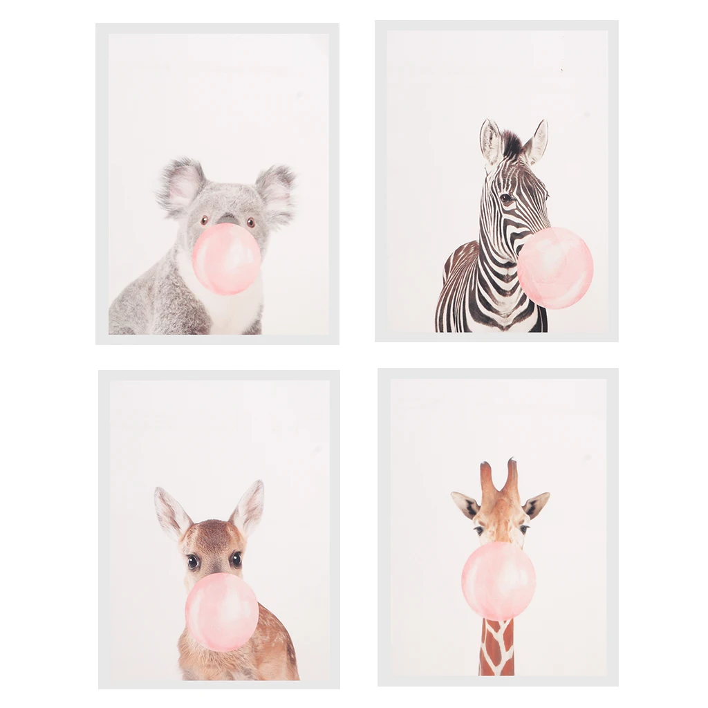 4 панели холст масляная печать краска настенная подвесная картина для дома офиса