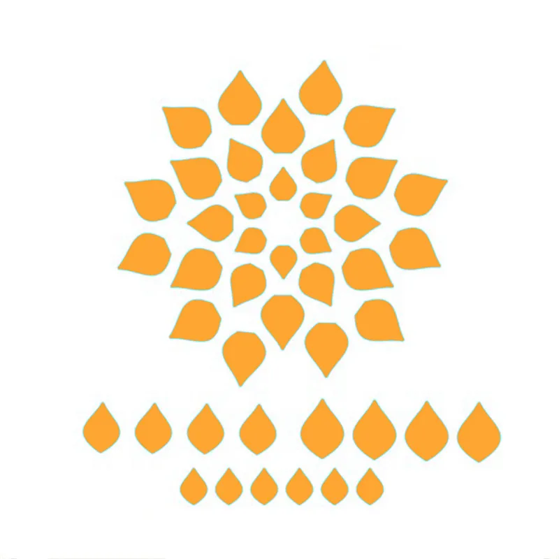 Штампы для резки металла в виде цветка DIY трафареты выбивания листьев украшения