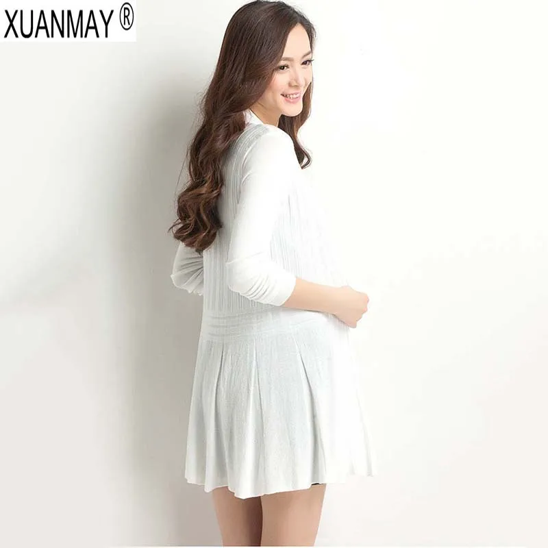 Женский Повседневный вязаный кардиган черный свитер на осень 2021|dress xl|shawls formal
