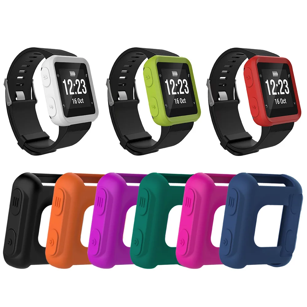 Силиконовый смарт-браслет для часов Garmin Forerunner 35 чехол Защитный чехол для Garmin Forerunner 35 Forerunner 30 ремешок